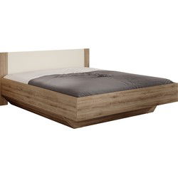 Meubella - Tweepersoonsbed Valduz - Eiken - 180x200 cm