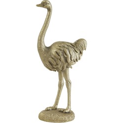 Light & Living - Ornament OSTRICH - 19.5x14.5x45cm - Goud