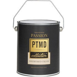 PTMD Premium Muurverf - 2,5 Liter - Verontruste Crème