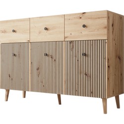 Meubella Dressoir Bali - Eiken - 135 cm