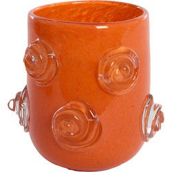 Light & Living - Vaas BARENDA - Ø20.5x21cm - Oranje