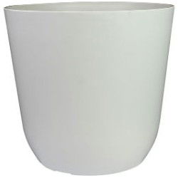 Pot Palermo wit D19 H17 cm