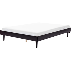 Beliani TOUCY - Tweepersoonsbed-Zwart-MDF