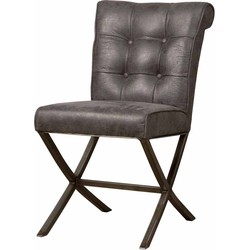 Tower living Barcelona sidechair - fabric cherokee 1 grey