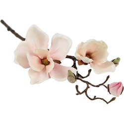 Magnolia kunststof 48x16x10 cm wit kunstbloem