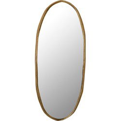 PTMD Spiegel Limera - 150x60x2 cm - Aluminium - Messing
