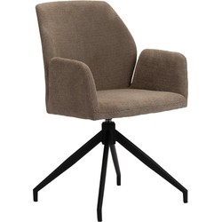 Pole to Pole - Storm rotation chair - Chenille - Brown