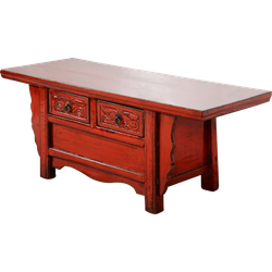 Fine Asianliving Antieke Chinese Kast Rood Glossy B101xD39xH40cm