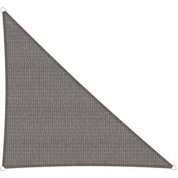 Compleet pakket: Sunfighters driehoek 3.5x4x4.5m Grijs met RVS Bevestigingsset en buitendoekreiniger