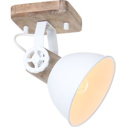 Mexlite wandlamp Gearwood - hout - rubber - 7968W