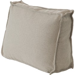 2L Home & Garden Zij- Rugkussen Metro Lounge Beige - 60 x 40cm