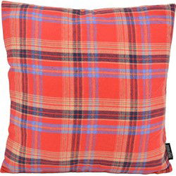 Sierkussen Kerst Tartan Rood | 45 x 45 cm | Viscose/Polyester