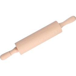 Deegroller van hout - breedte 38 cm - Bakaccessoires/bakken - Deegrollers