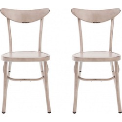 Marie aluminium stoel - set van 2