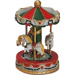 Kerstdorp carousel 10 cm - Kerstdorpen