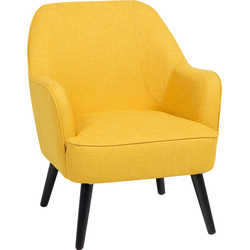 Beliani LOKEN - Fauteuil-Geel-Polyester