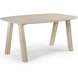 Eettafel Deens Ovaal 200cm - Naturel Mangohout - Sensi