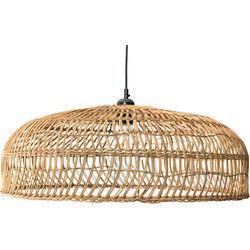 Groenovatie Rotan / Rieten Hanglamp, Handgemaakt, Naturel, ⌀61 cm
