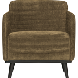 BePureHome Statement Fauteuil Met Arm - Rib - Rock - 77x72x93