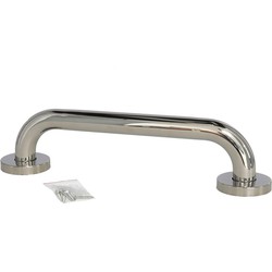 Badkamer/douche wand handgreep rvs metaal zilver 30 cm - Badkameraccessoireset