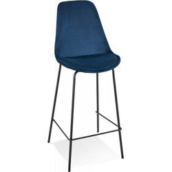 Halfhoge snackkruk SPARK 49x45x105 cm Blauw