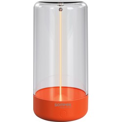 Sompex Pulse magnetische Sfeerlamp neon oranje - indoor / outdoor / voor binnen en buiten / oplaadbaar / dimbaar