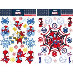 Raamsticker.plastic spiderman l12cm