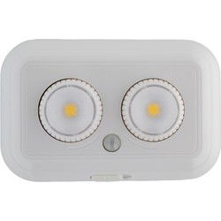 Groenovatie LED Kastlamp 1W op Batterijen, Sensor, Wit, Kantelbaar, Dimbaar