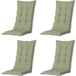 Madison -  Tuinstoelkussen Lage Rug Panama sage - Ca. 105x50 cm - Set van 4
