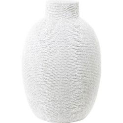 Light&living Vaas deco Ø40x60 cm MASHABA wit