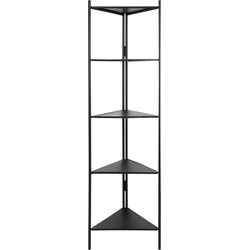 Light & Living - Kast DISPLAY - 58.5x41x200cm - Zwart