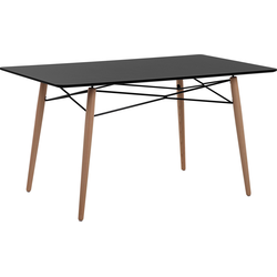 Beliani BIONDI - Eettafel-Zwart-MDF