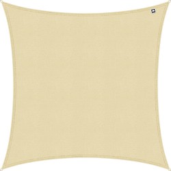 Kopu® Schaduwdoek Vierkant 280 gram Waterdoorlatend 3x3 m - Creme