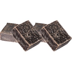 Ideas4seasons Amberblokjes/geurblokjes - musk en ylang ylang - 6x stuks - huisparfum - Amberblokjes