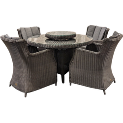 Terlizzi Tartano Diningset Black