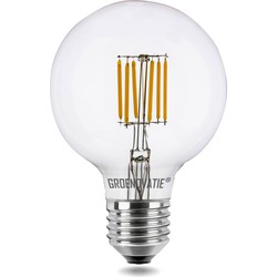 Groenovatie E27 LED Filament Globelamp 6W Warm Wit Dimbaar