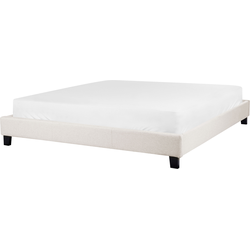 Beliani ROANNE - Tweepersoonsbed-Beige-Polyester