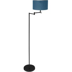 Mexlite vloerlamp Bella - zwart - metaal - 45 cm - E27 fitting - 3891ZW