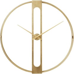 Kare Wandklok Clip Gold 107 cm