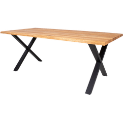 Fendi eikenhouten eettafel naturel - 200 x 95 cm
