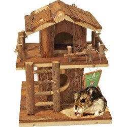 Hamsterhuis boomhut natural 22 cm