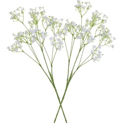 5x stuks kunstbloemen Gipskruid/Gypsophila takken wit 70 cm - Kunstbloemen
