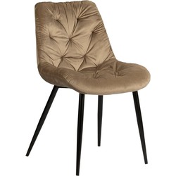 PoleWolf - Louis Chair - Velvet - Sand White