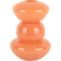Vaas Bubbles - Oranje - 18x18x25cm