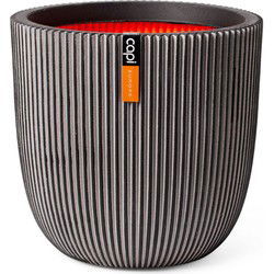 Pot bol Groove NL 54x52 antraciet bloempot