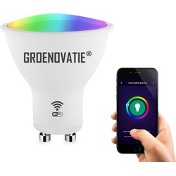 Groenovatie GU10 Wifi Smart LED Spot 5W, TUYA, RGBW