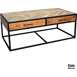 Benoa Jax 2 Drawer Coffee Table 120 cm