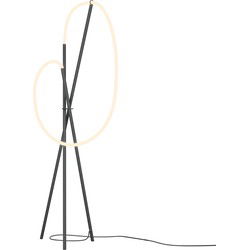 Maytoni - Vloerlamp Crochet - Aluminium - Zwart