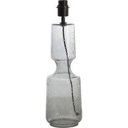 Light & Living - tafellamp - Labin - grijs - glas - losse armatuur - E27 - 1740012
