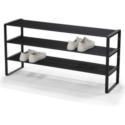 Spinder Design schoenenrek Rex SR 2 - 100 Cm - Zwart - 16 paar schoenen